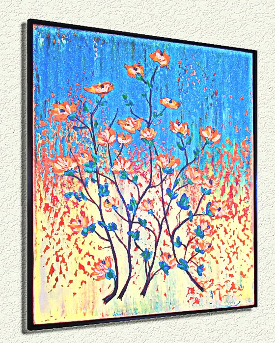 DESERT  FLOWERS,  XL,  framed