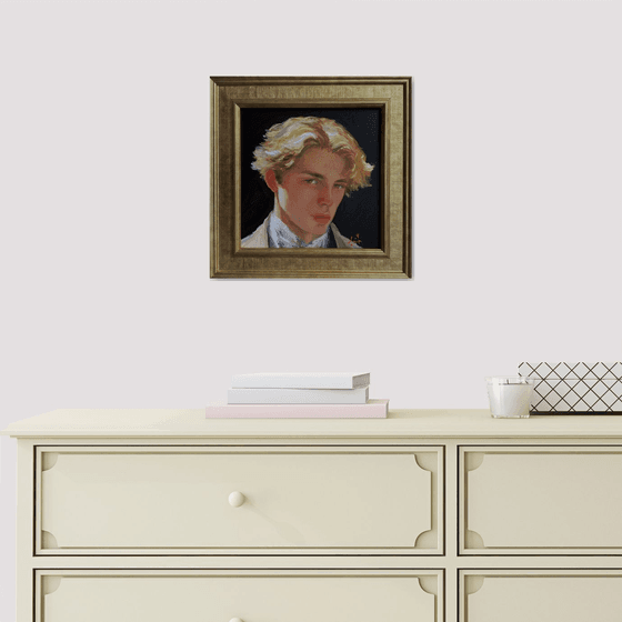 Blond Young Edwardian Man