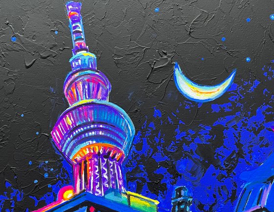 Tokyo in Clouds (Night)