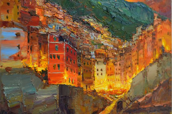 Evening Riomaggiore Italy