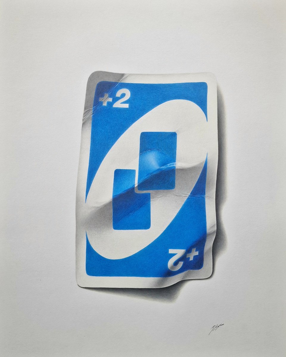 Photorealistic Still Life Pencil Drawing By Daniel Shipton, 16 X 20, Uno! Take Two!, Original Artwork