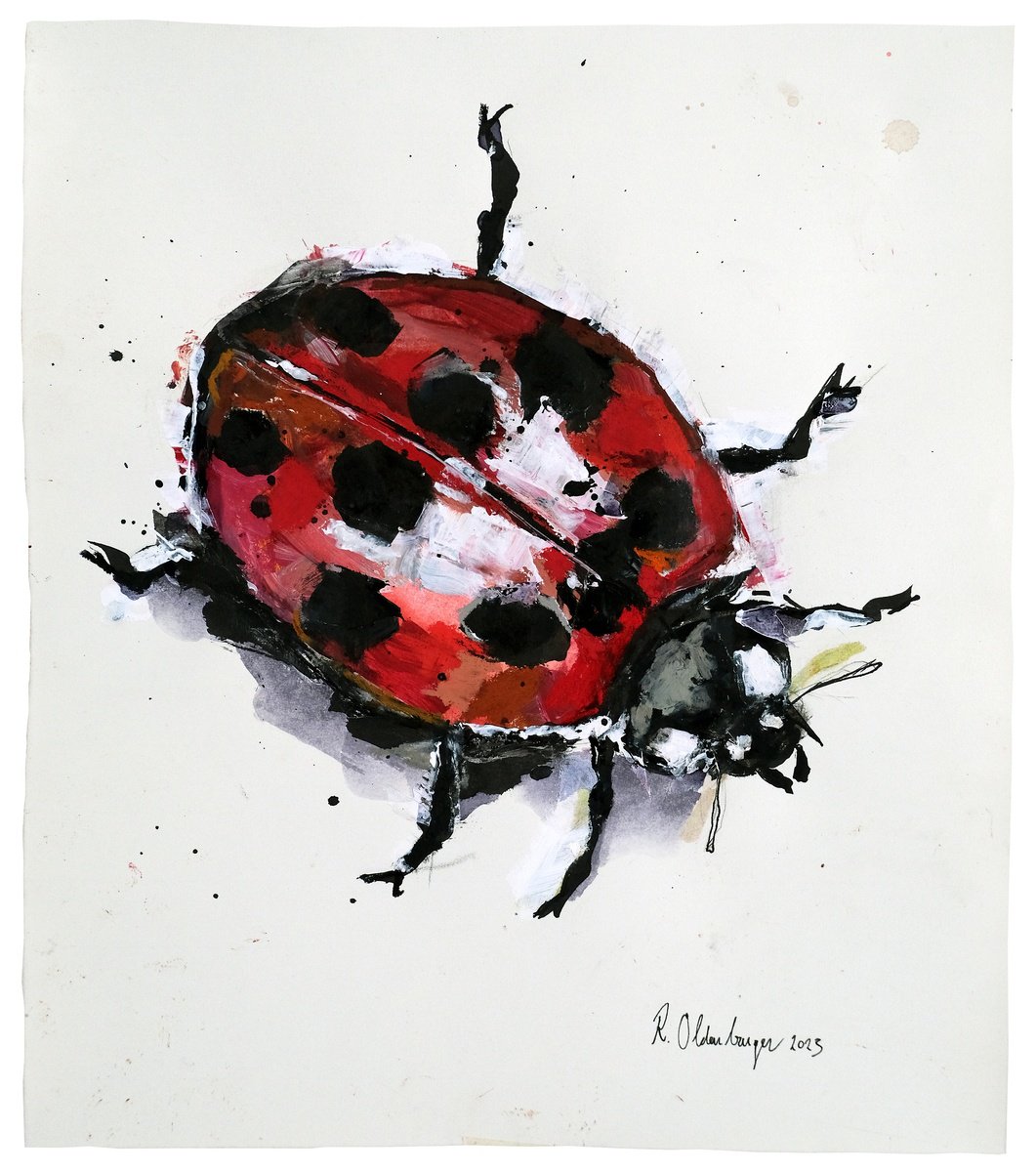 Ladybug by Reinder Oldenburger
