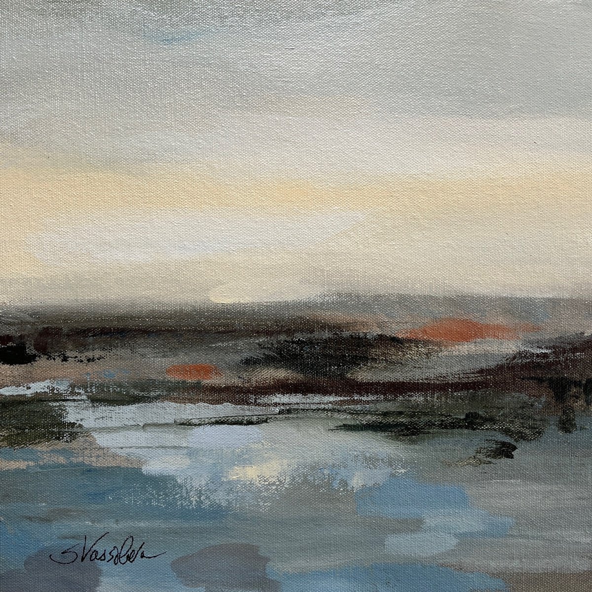  Winter Beach I By Silvia Vassileva, 12 X 12, Artwork For Sale On Artfinder