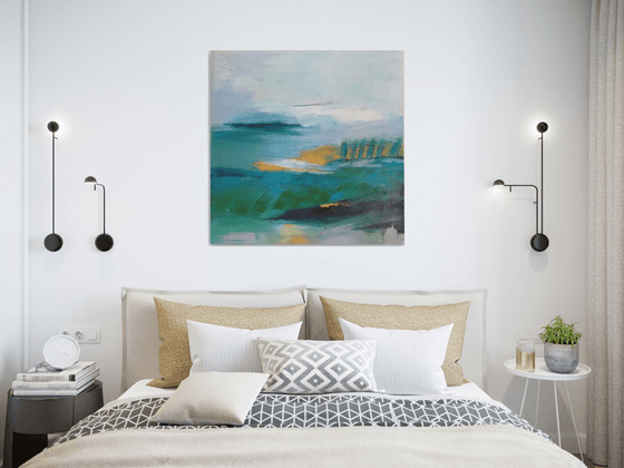 Sunset over the lake -  special price