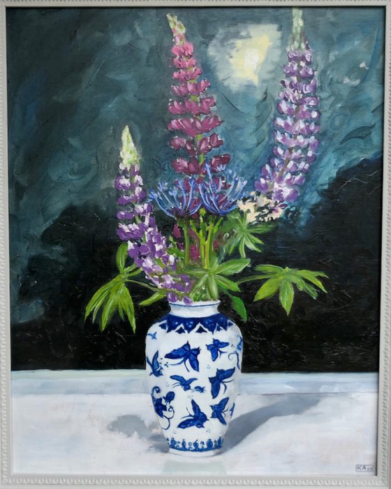 Butterflies on Lupins (2022)