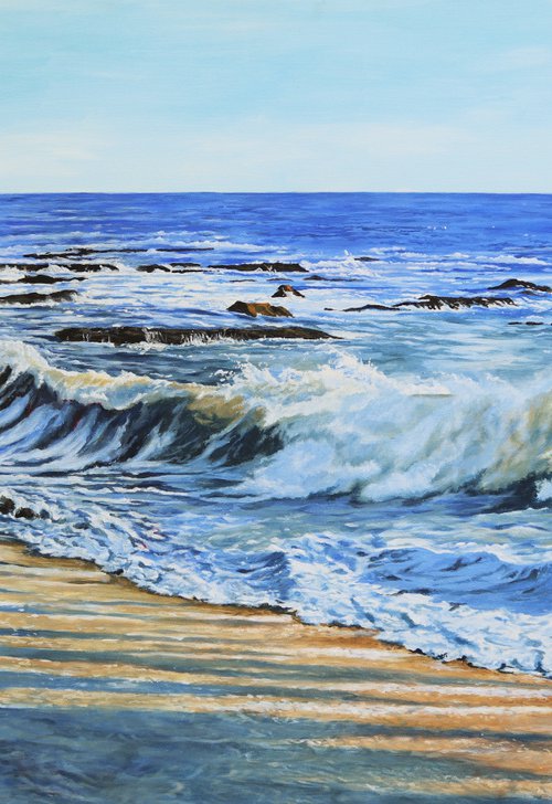 Evening light,Mediterranean by Julian Wheat