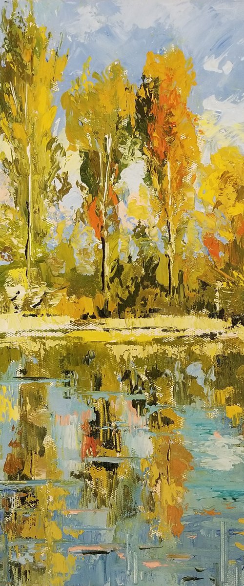 Golden Fall - One of Kind by Hrachya Hakobyan