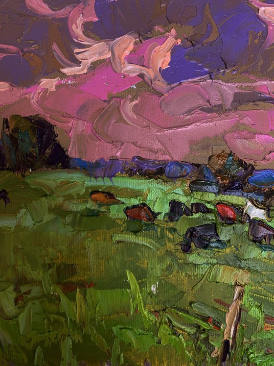 Shepherd and Cows