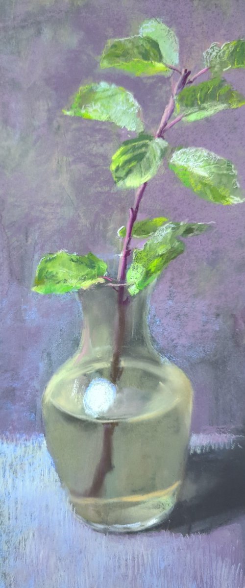 Plum Twig by Silja Salmistu