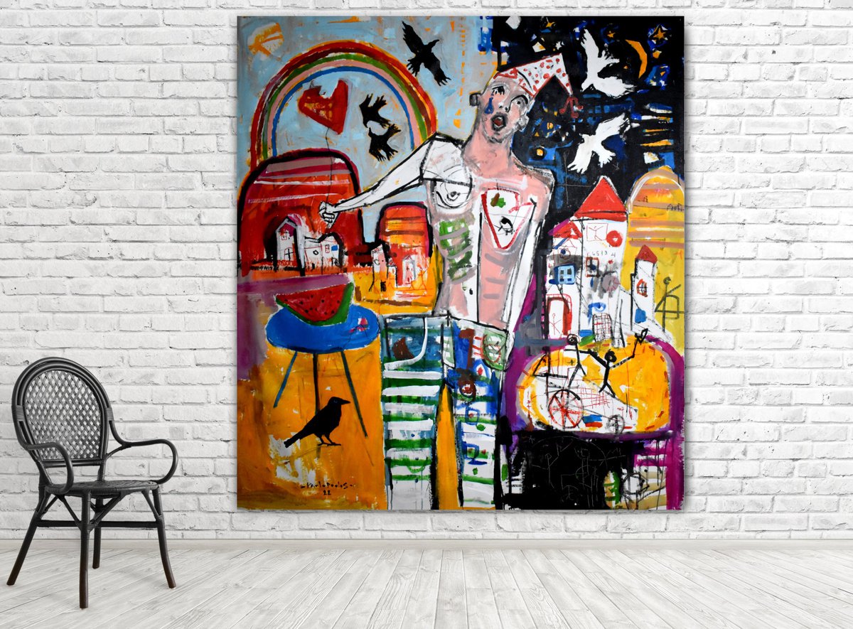Salmos De Corazon By Dimitris Pavlopoulos, 59 X 65, Artwork For Sale On Artfinder