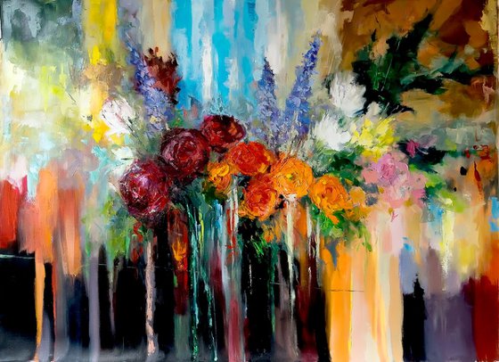 'Bouquet of Flowers' COMMISSIONED FOR ROSS"