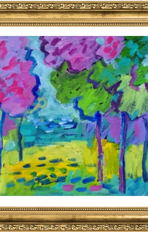 A Summer Landscape III by Jan Rippingham