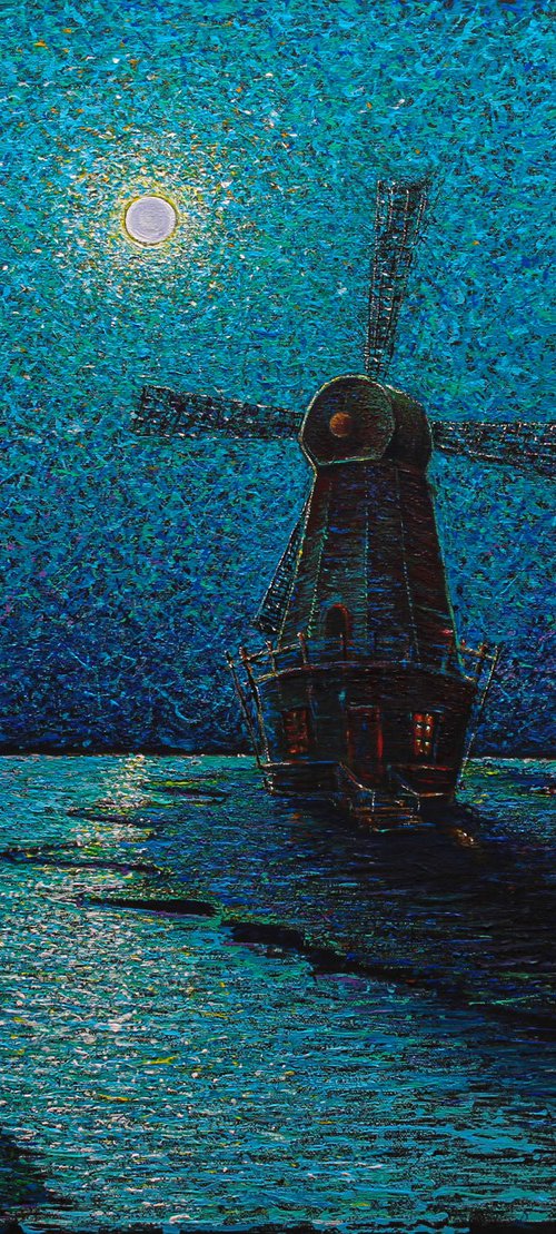 A quiet whisper in the blue by Ihor Bychkivskyy