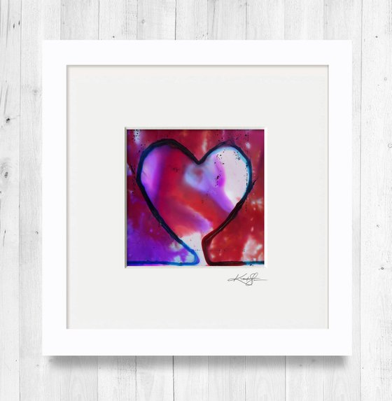 Urban Heart 3 - Abstract Heart Painting by Kathy Morton Stanion