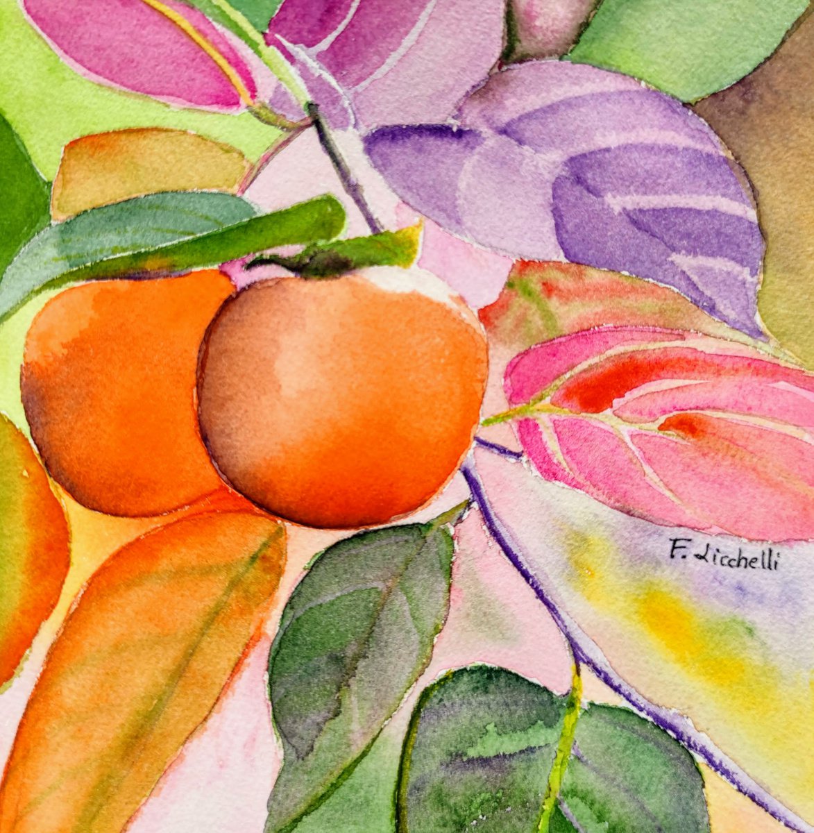 Persimmons by Francesca Licchelli