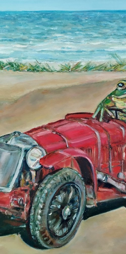 Frog, The Traveller by Jura Kuba Art