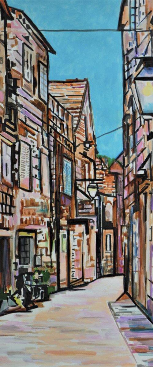 Street / 72 x 50 cm by Alexandra Djokic