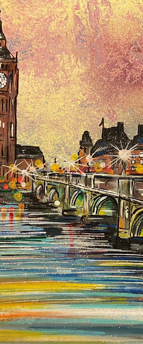 Big Ben - Original on canvas board by John Curtis