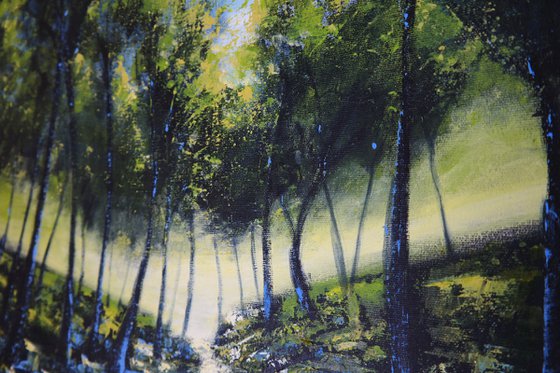 Spring Creek -  Water and  Trees Series