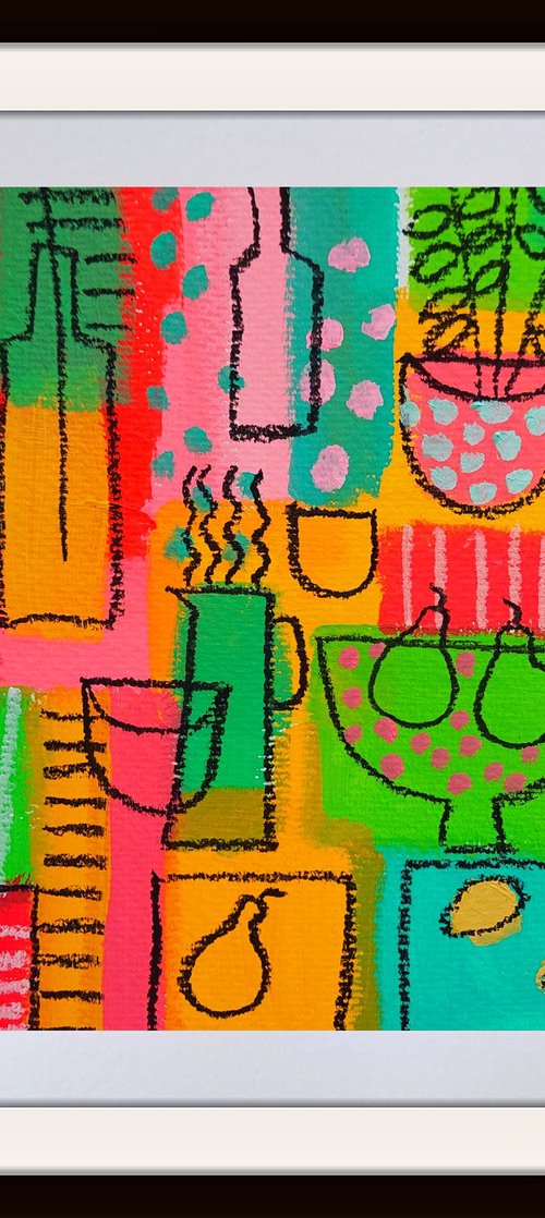 Still Life with Three Pears by Jan Rippingham
