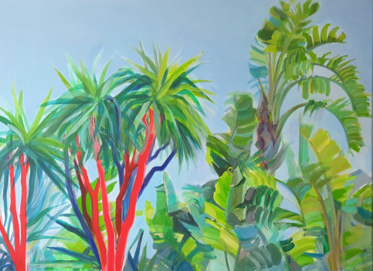 Palm Lovers by Sara Kern Gacesa