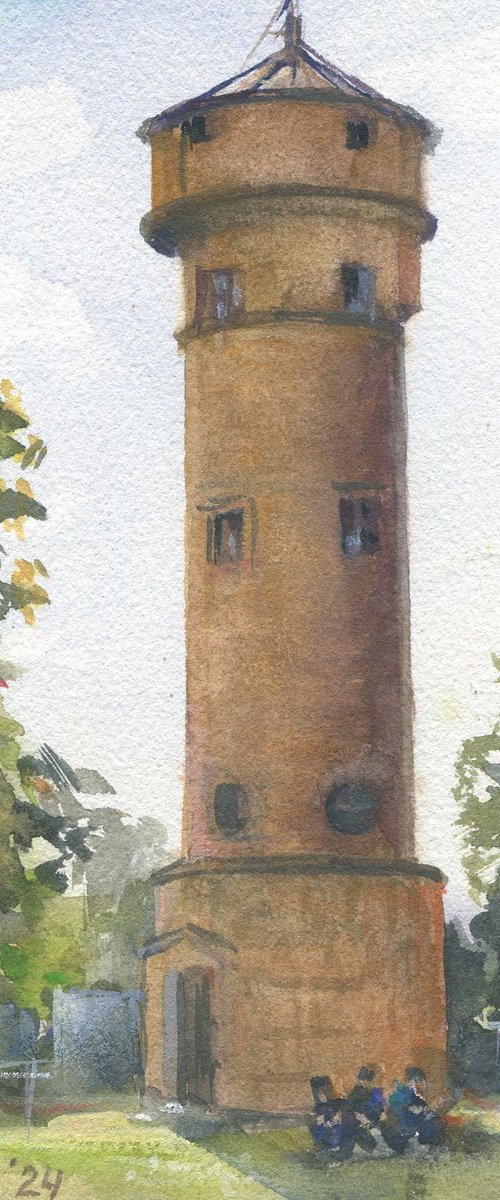 Old water tower by Olha Malko