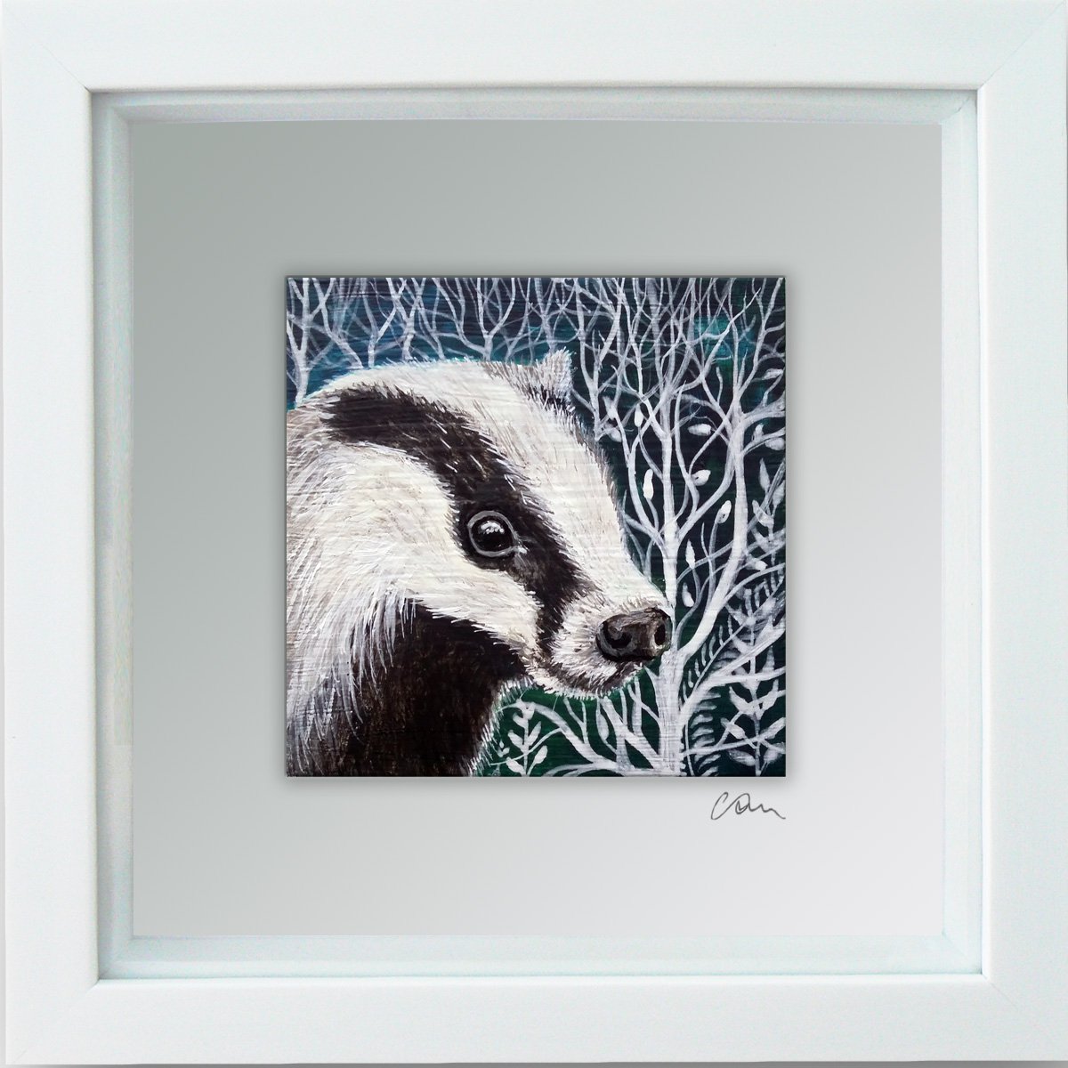 winter badger by Carolynne Coulson