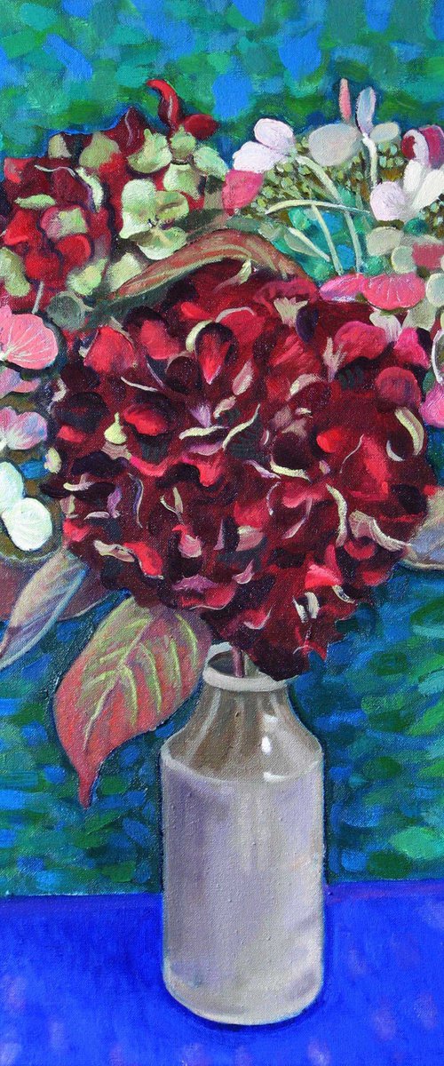 Hydrangea Flowerheads by Richard Gibson