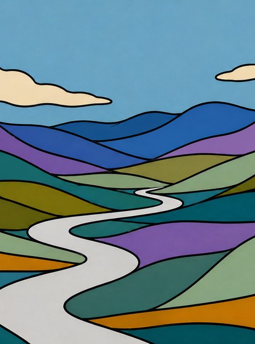 Wandering Landscape #38 by Marina Krylova