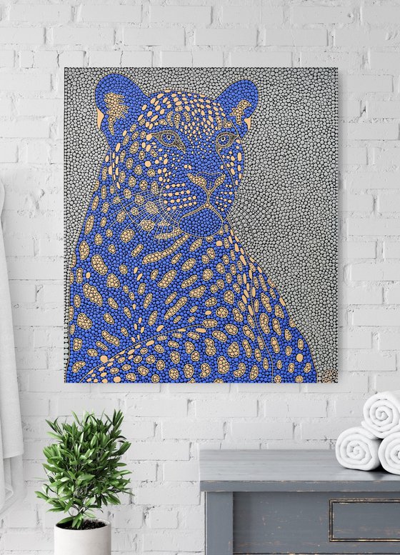 Golden Blue Leopard
