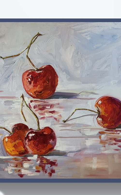 Red cherries. by Vita Schagen