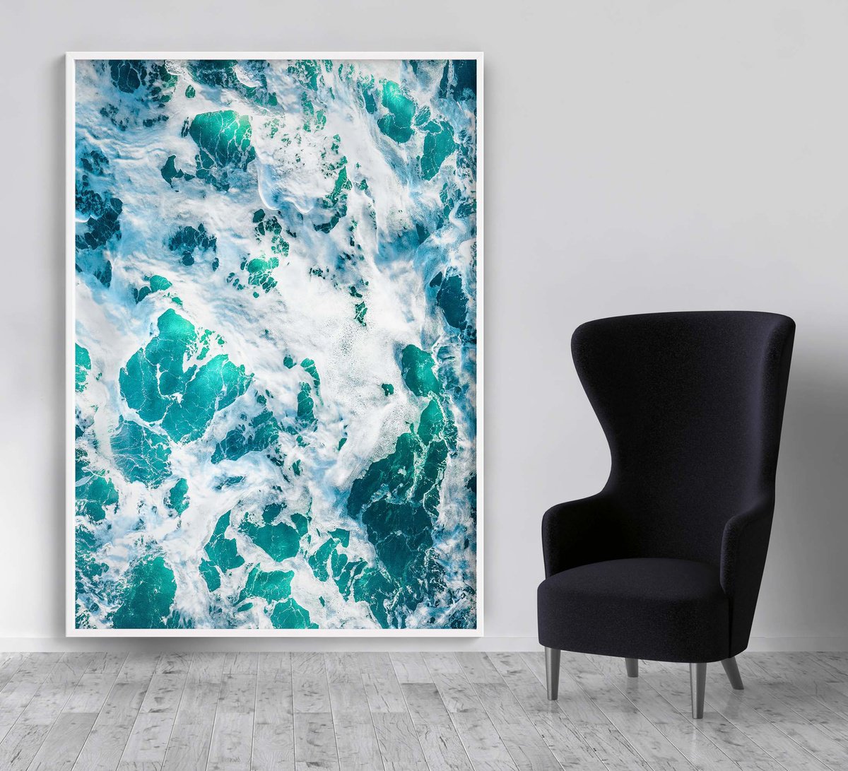 Abstract Landscape Photograph By Lynne Douglas, 64 X 44", Fleeting Embrace, Original Artwork