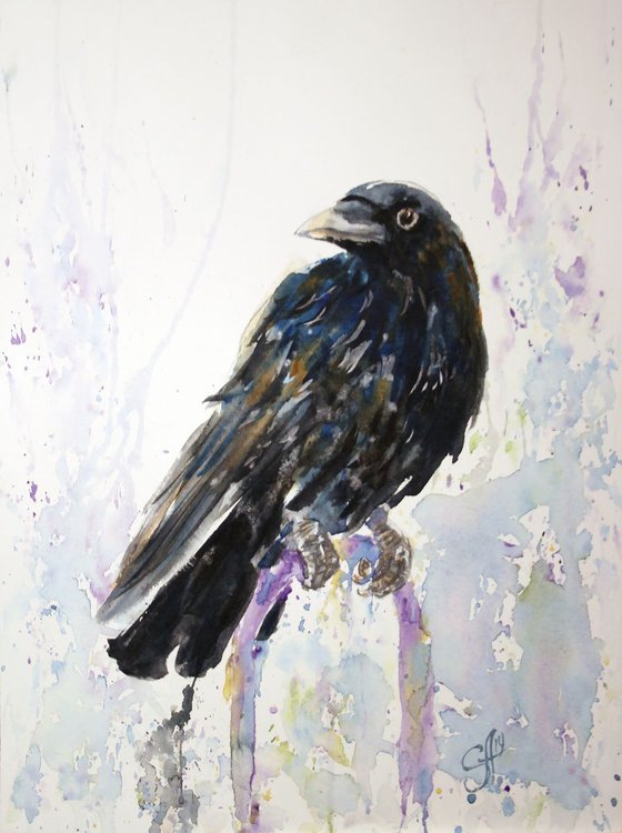 RAVEN III  /  ORIGINAL PAINTING