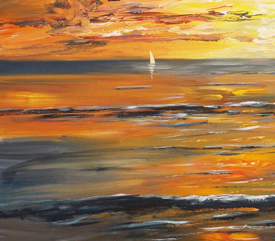 Romantic Seaside Sailing M 1