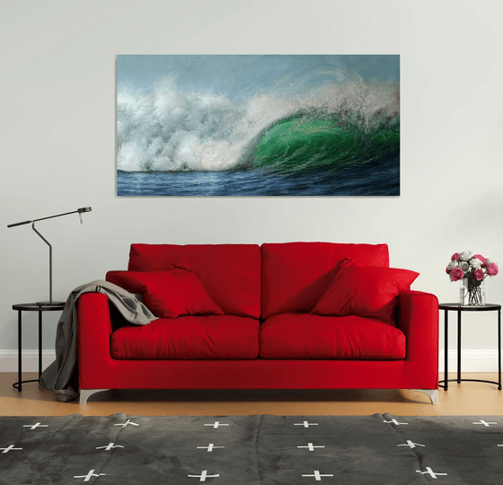 wave4,  72x36 in