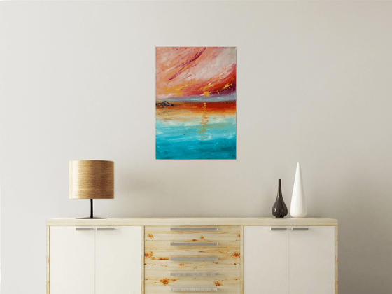 Peach sunset