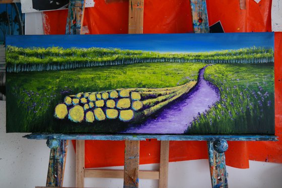 The woods II  - after Hockney