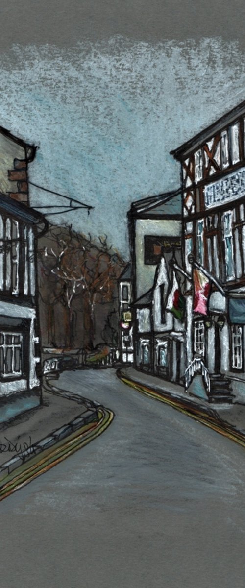 Bridge Street, Llangollen by Louise Diggle