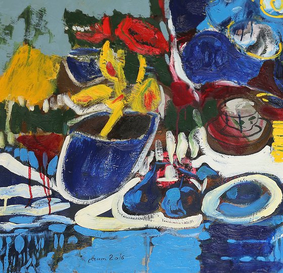 Still Life, 95x120, oil on canvas, , 2016