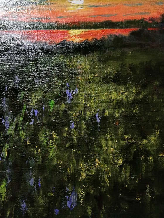 A quiet evening by the river