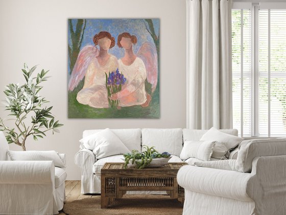 Angel Painting - Secret Garden Story