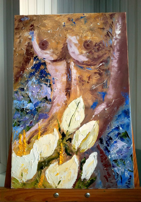 Nude Woman Painting