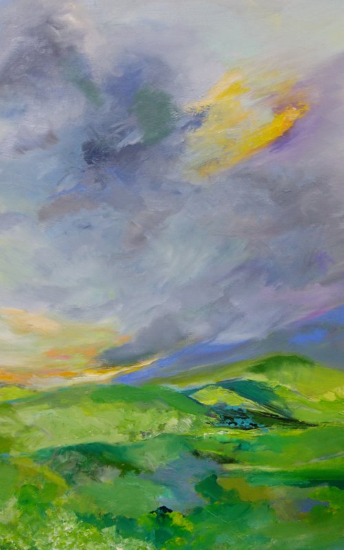Windswept on North York Moors by Lesley Blackburn
