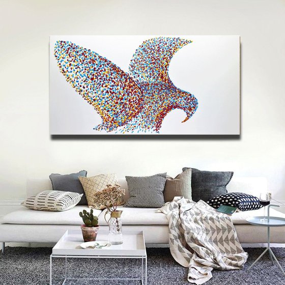 Eagle bird,Abstract, christmas sale was 945 USD now 795 USD.