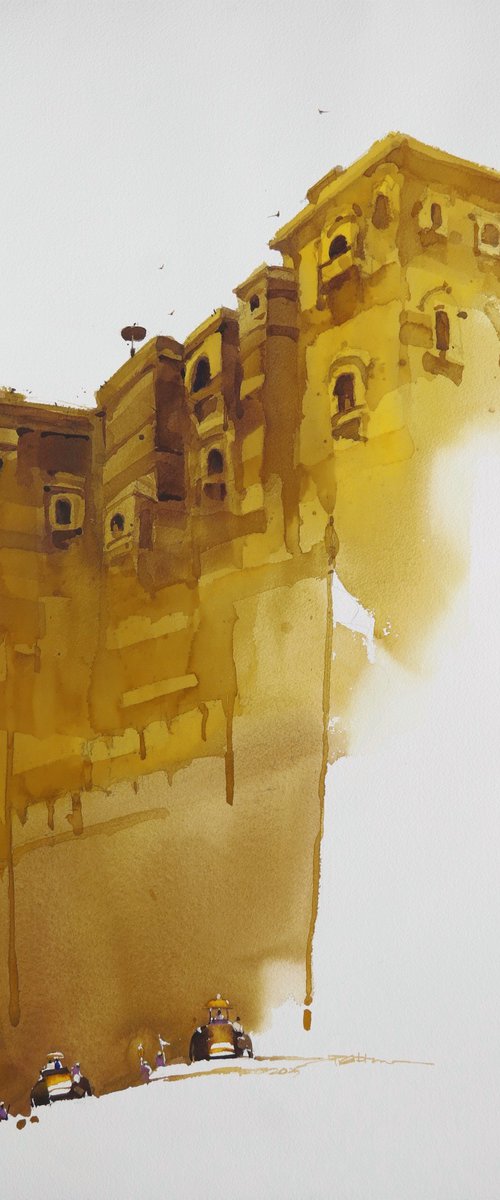 Sunshine yellows, historic heights by Prashant Prabhu