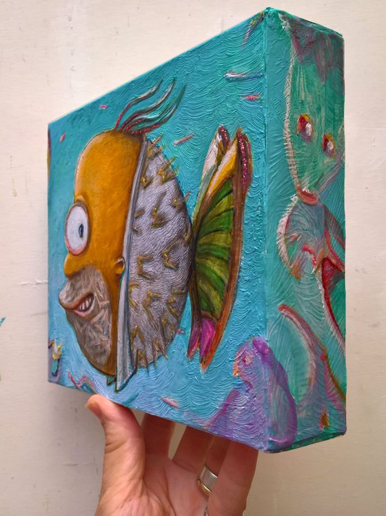 HOMER FISH - ( 19,5 x 22 x 5,5 cm )