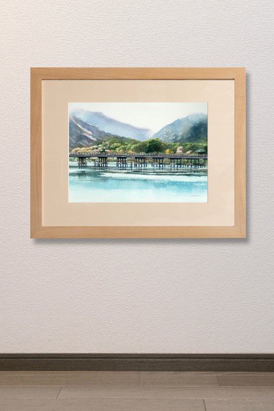 Togetsukyo Bridge in Arashiyama, Kyoto
