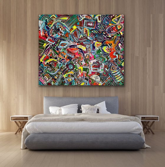 78''x65''(200x165cm), Life in Colors 20