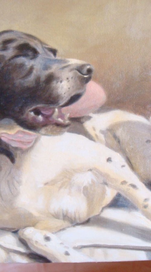 Pet portraits (SOLD)- COMMISSIONS WELCOME (deposit) by Michael Mullen
