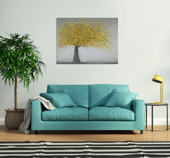 Happy Yellow Tree